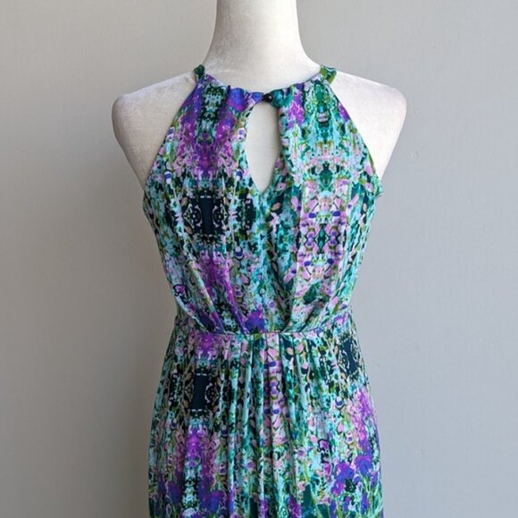 Cynthia Rowley Floral Watercolor Maxi Dress - Picture 4 of 6